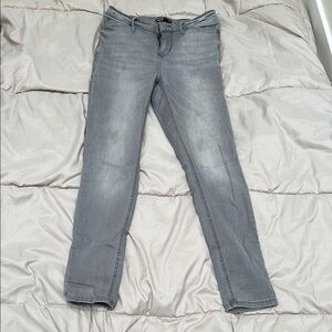 Simply Vera Vera Wang Gray Skinny Jeans with Distressed Finish